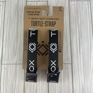 Turtlebox: Tie-Down Strap Kit - Includes 2 Straps - Black